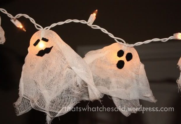 Decorando a casa para o Halloween - Fantasmas